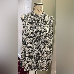Karl Lagerfeld Paris black and white blouse size L